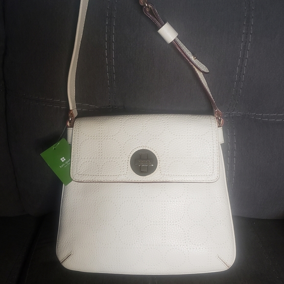 NWT Kate Spade Small Double Vanessa, White - Picture 3 of 13